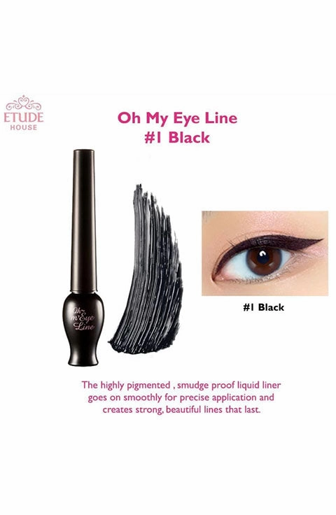 [ETUDE HOUSE] Oh~ m' Eye Line - Black (5Ml/0.17fl.oz)