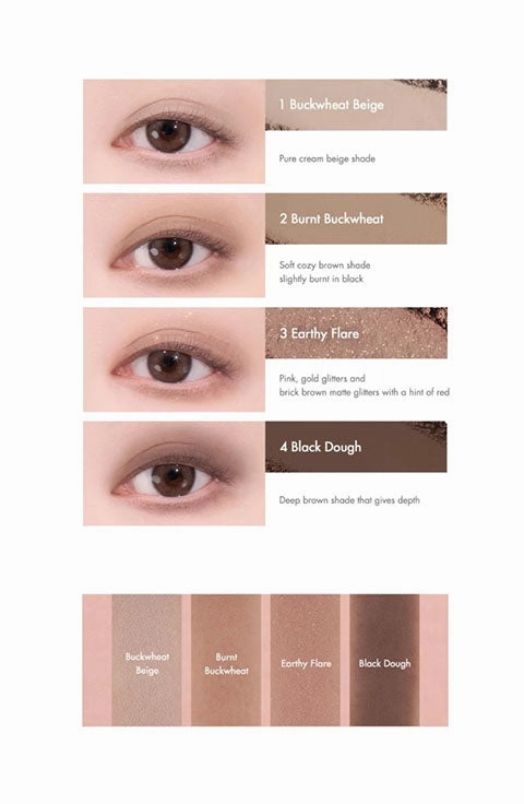 [rom&nd] Better Than Eyes INAPSQUARE Edition(7.4g/0.25fl.oz)- 3 Colors
