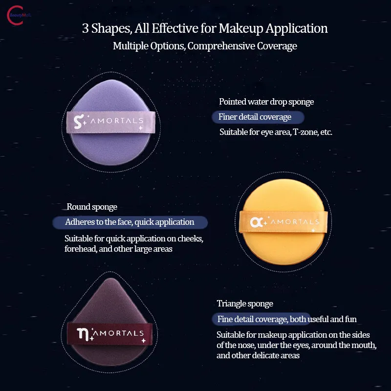 AMORTALS Constellation Makeup Sponge Set
