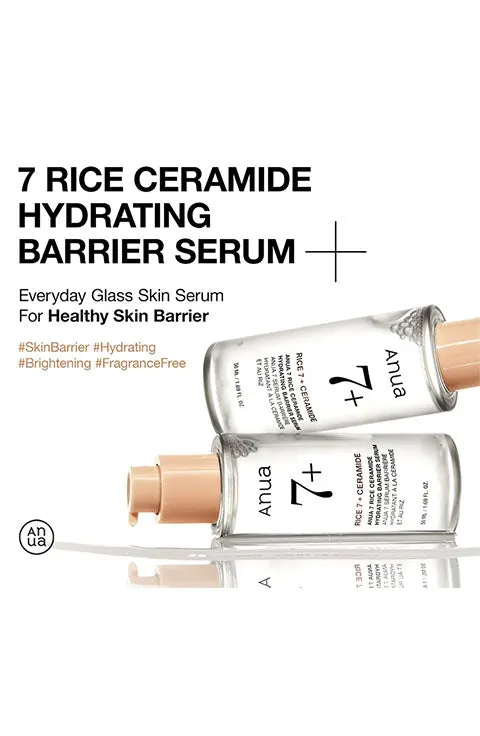 [Anua] 7 Rice Ceramide Hydrating Barrier Serum (50mL/1.69fl.oz)