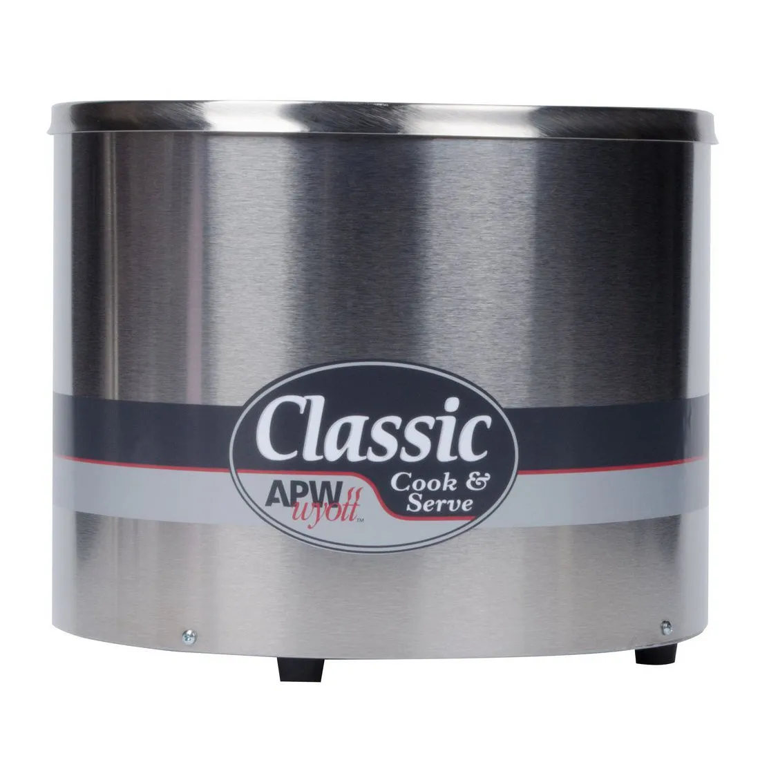 APW RCW7 7 Qt. Round Countertop Warmer Cooker / Server