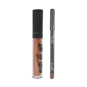 Barry M Matte Me Up Lip Kit 24 Carat 2pc Slight Damage
