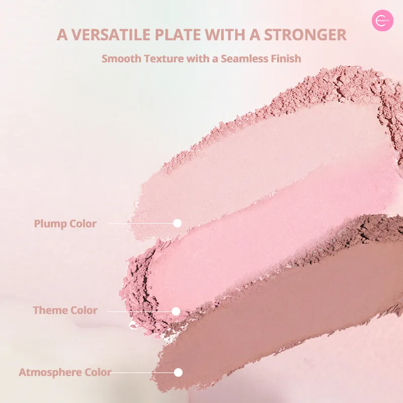 Biya Floral Soft-Focus Trio Blush Palette