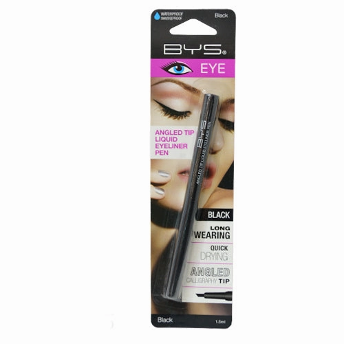 BYS Liquid Eyeliner Pen Angled Tip Black