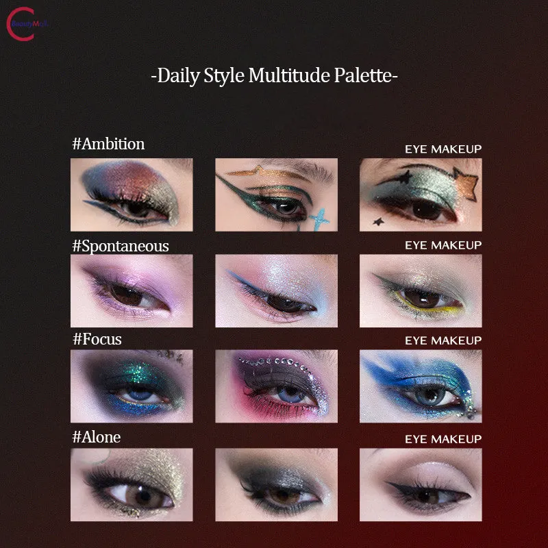 CHEERYEP (QIANYAN) 16-Color Natural Star Eye Shadow Palette - 06#Dear