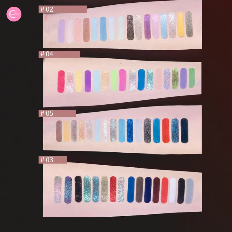 CHEERYEP (QIANYAN) X @freya86_ff  16-Color Natural Star Eye Shadow Palette - 09#Floating Life