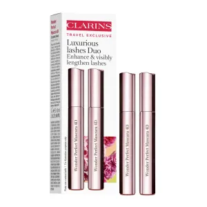 Clarins Luxurious Lashes Duo 2 x Wonder Perfect 4D Black Mascara
