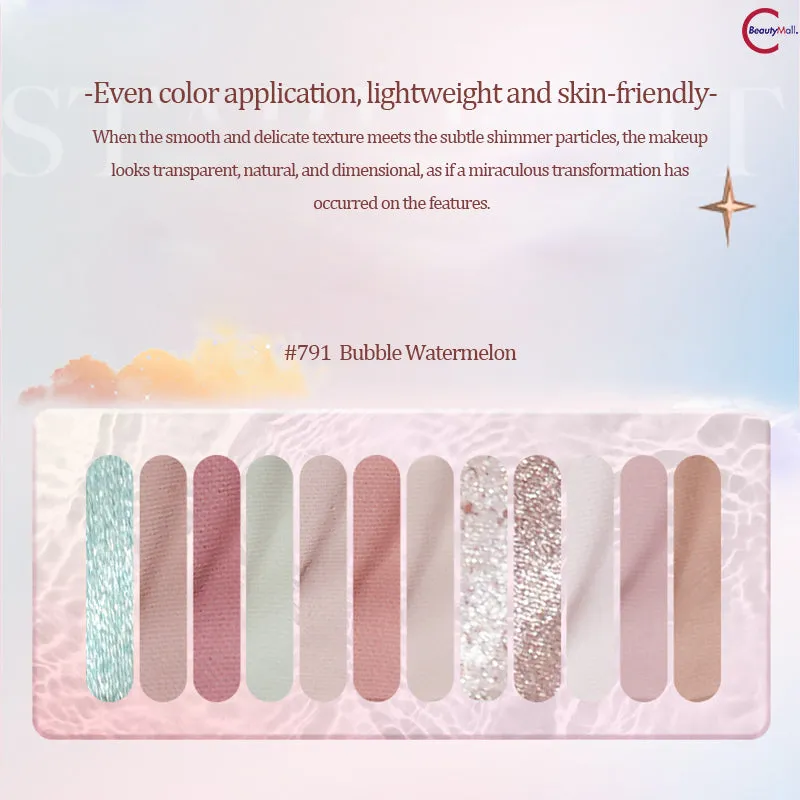COLORROSE Water Ripple Series Eyeshadow Palette