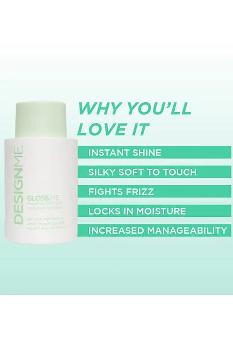 [DESIGNME] GLOSS.ME Hydrating Shampoo OR  Hydrating Conditioner(300Ml/10fl.oz)