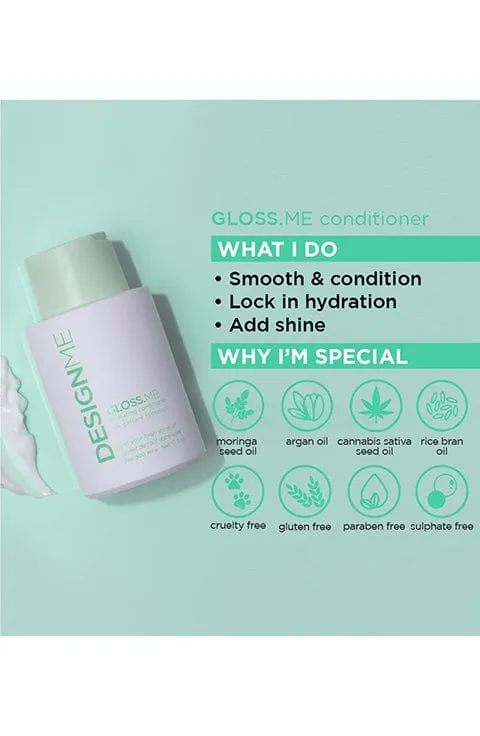 [DESIGNME] GLOSS.ME Hydrating Shampoo OR  Hydrating Conditioner(300Ml/10fl.oz)