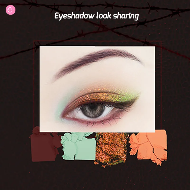 DRAMO X Laogu Collaboration Multiverse Eyeshadow Palette - 1408 Universe: Grotesque Nightmare