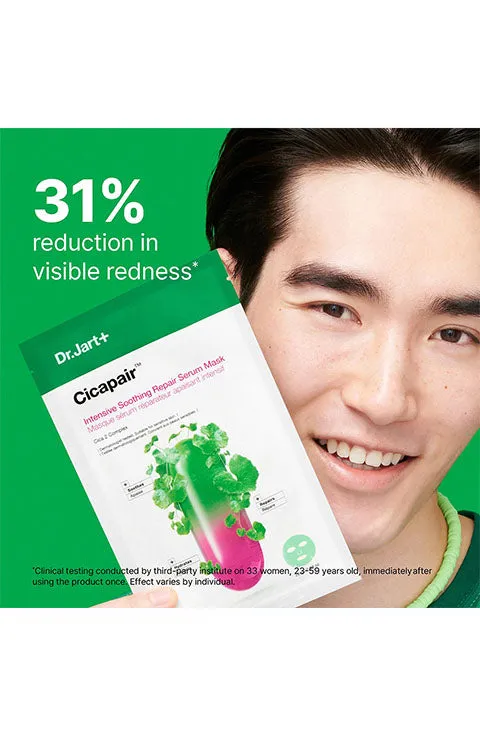 [Dr.Jart ] Cicapair Sensitive Skin Serum Mask (1Pcs Or 1Box(5Pcs)