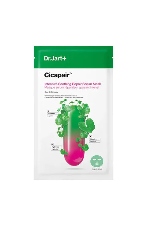 [Dr.Jart ] Cicapair Sensitive Skin Serum Mask (1Pcs Or 1Box(5Pcs)