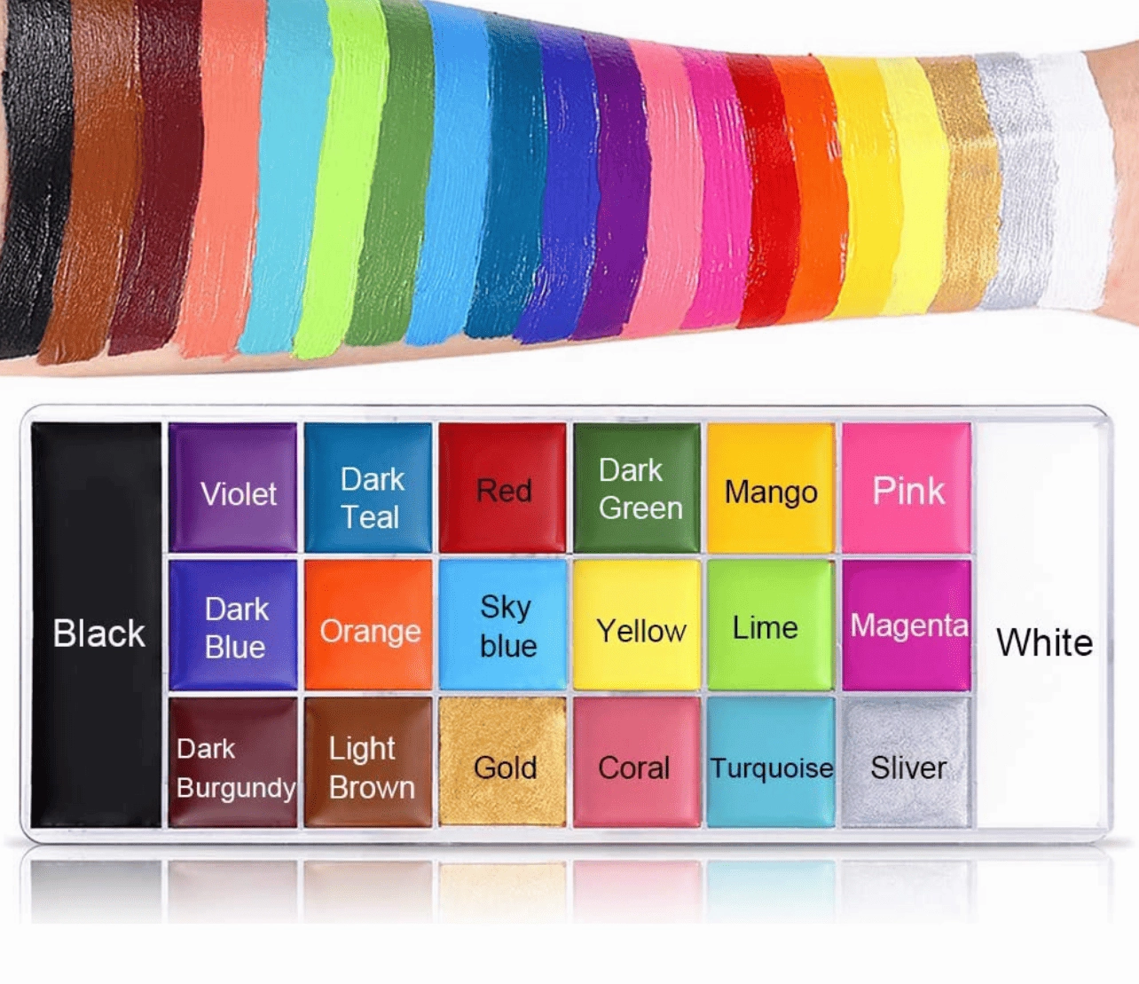 Face and Body Paint Palette