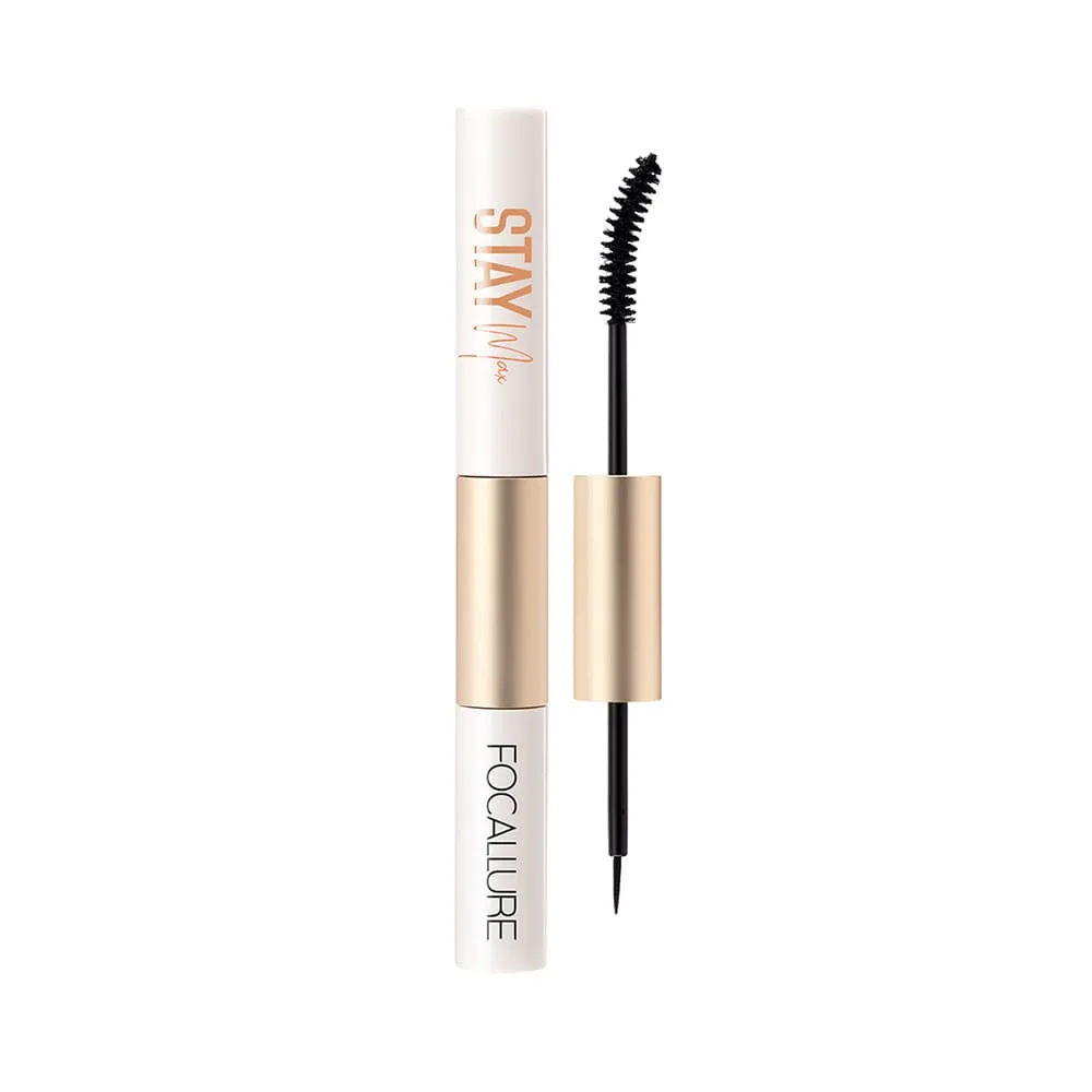 Focallure Stay Waterproof Mascara & Eyeliner 2-in-1 01
