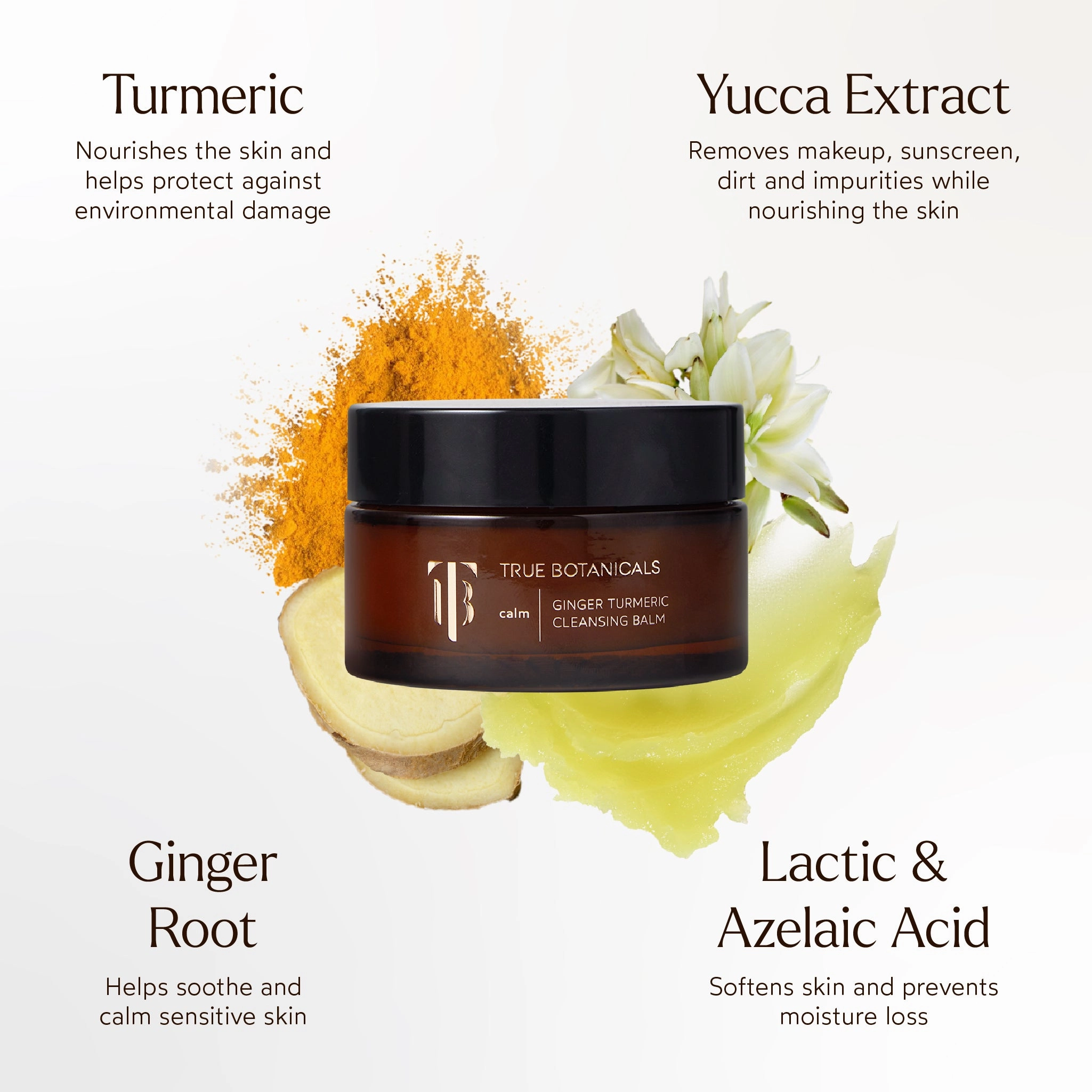 Ginger Turmeric Makeup Removing Cleansing Balm