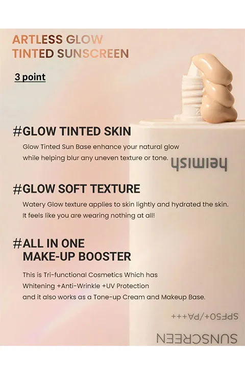 [heimish] Artless Glow Tinted Sunscreen (40Ml/1.35fl.oz)