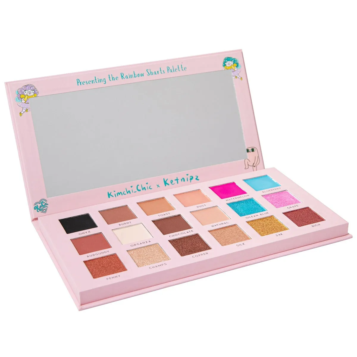 KIMCHI X KETNIPZ: Rainbow Sharts Shadow Palette