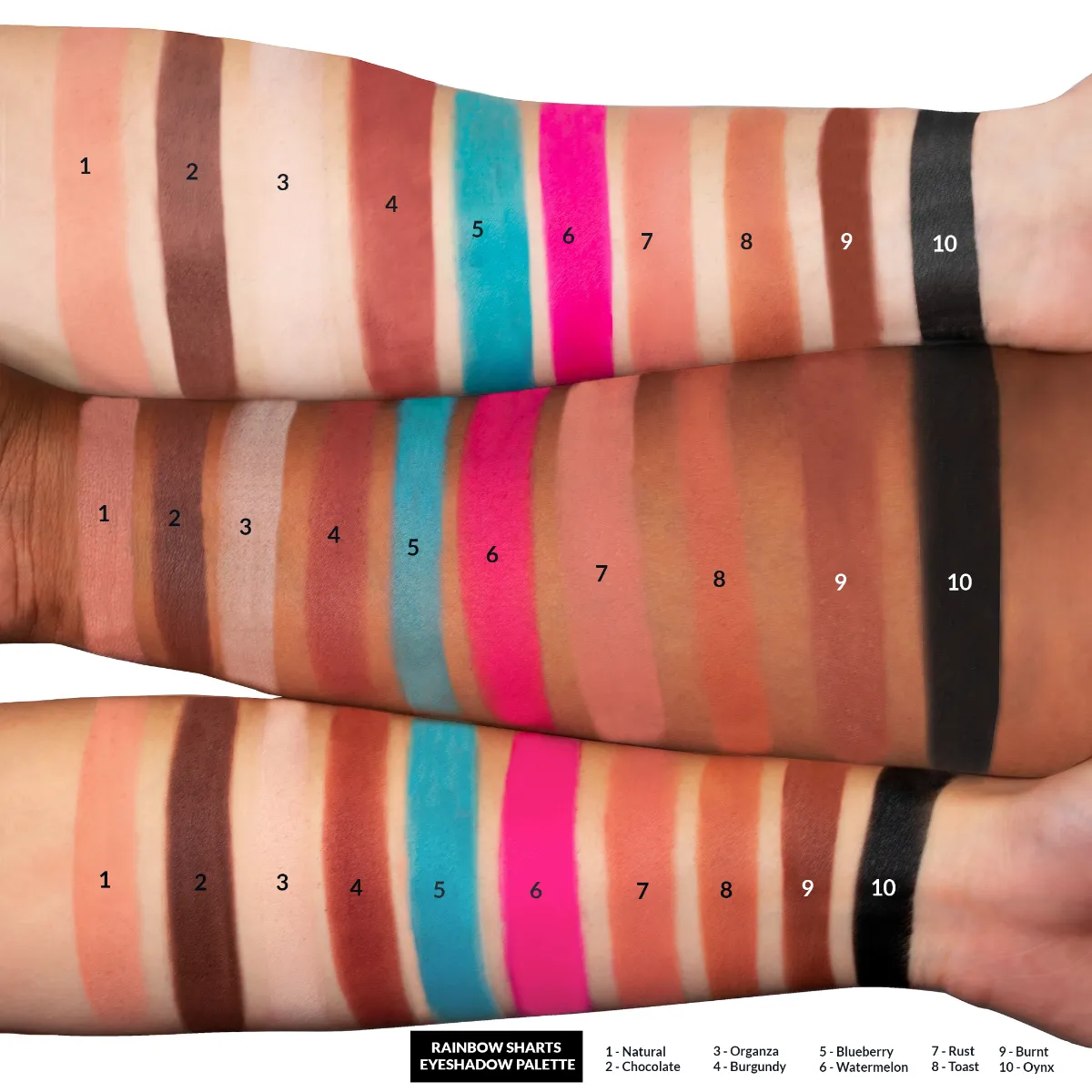 KIMCHI X KETNIPZ: Rainbow Sharts Shadow Palette