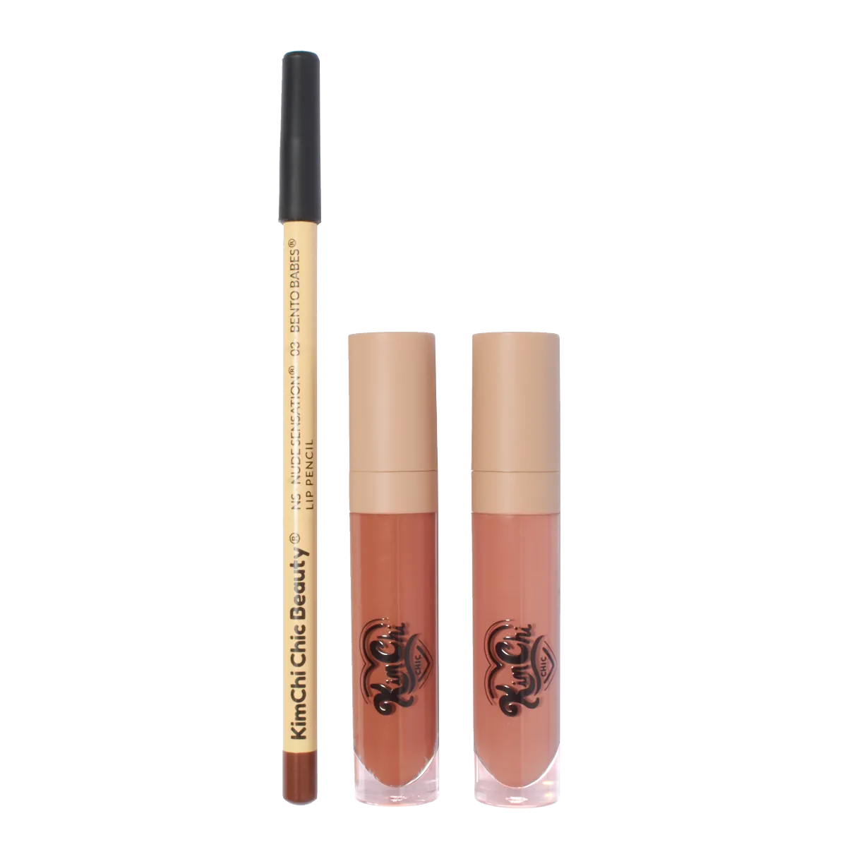 KIMCHI X PLASTIQUE Nude Sensation: Bento Babes Lip Kit