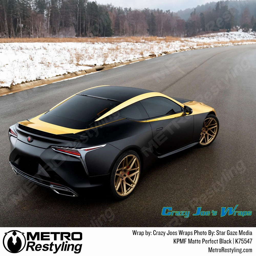 KPMF K75400 Matte Perfect Black Vinyl Wrap | K75547