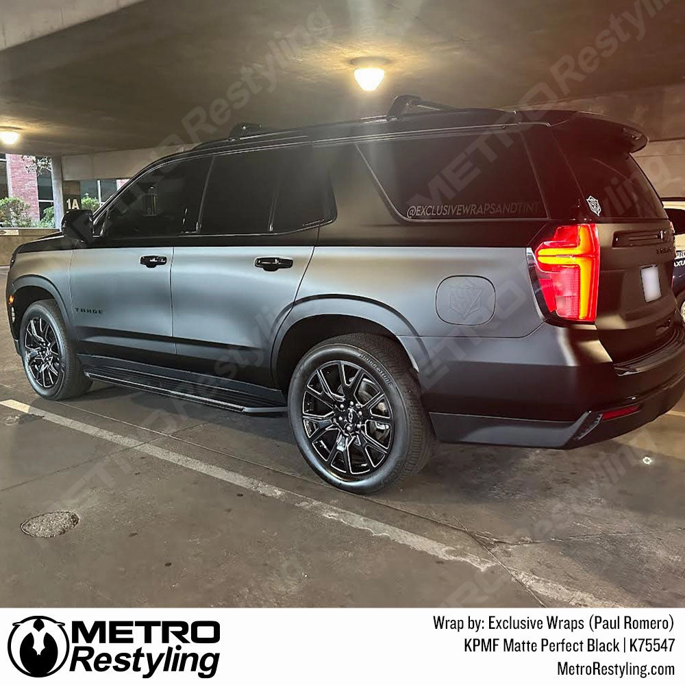 KPMF K75400 Matte Perfect Black Vinyl Wrap | K75547