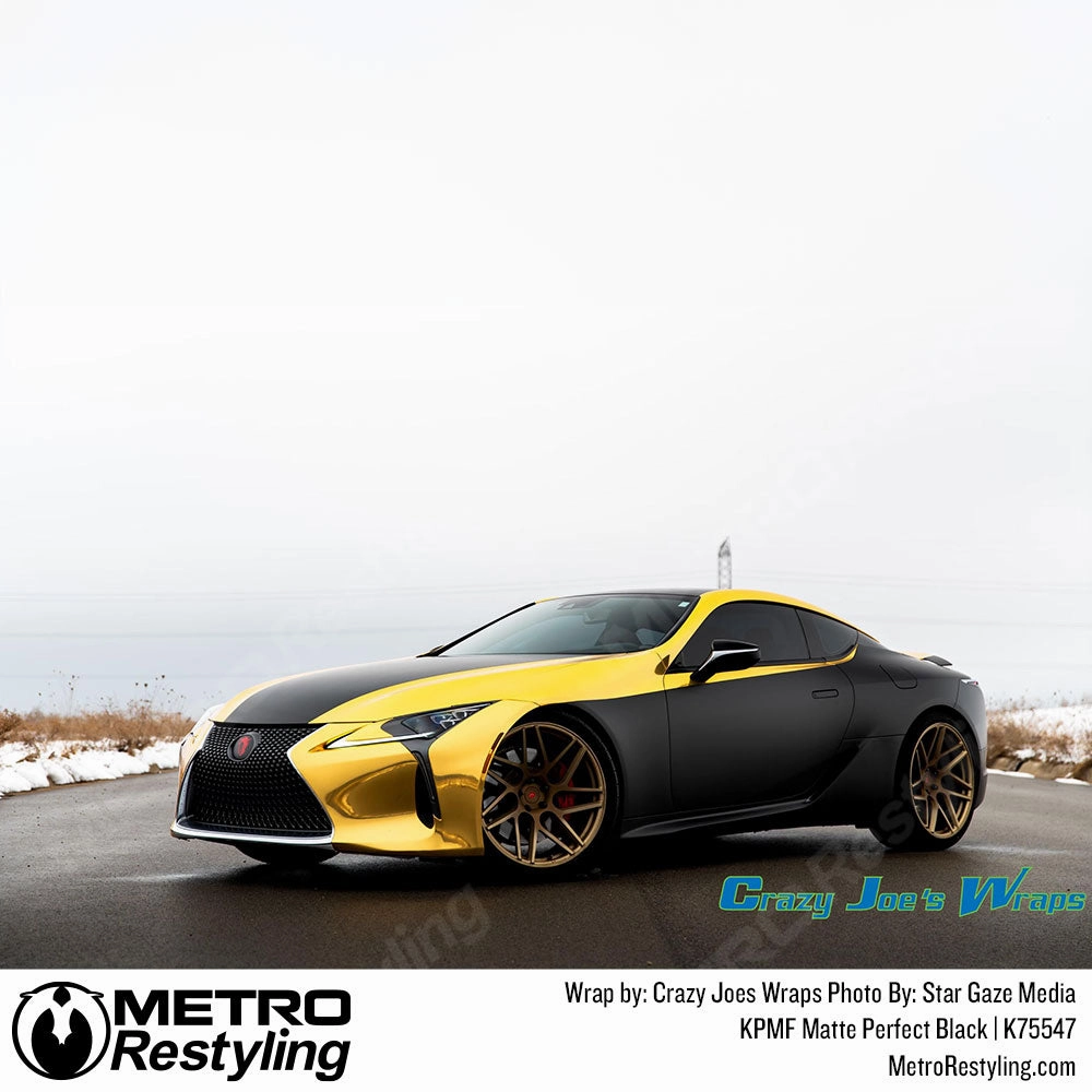 KPMF K75400 Matte Perfect Black Vinyl Wrap | K75547