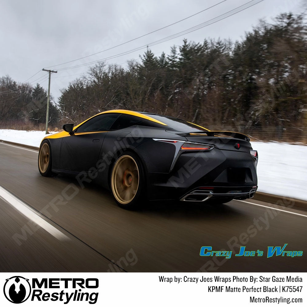 KPMF K75400 Matte Perfect Black Vinyl Wrap | K75547