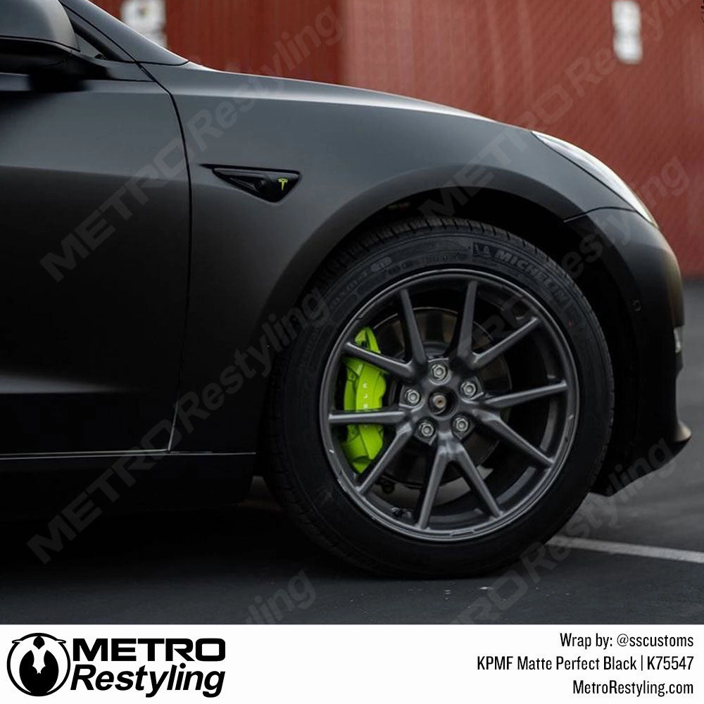 KPMF K75400 Matte Perfect Black Vinyl Wrap | K75547