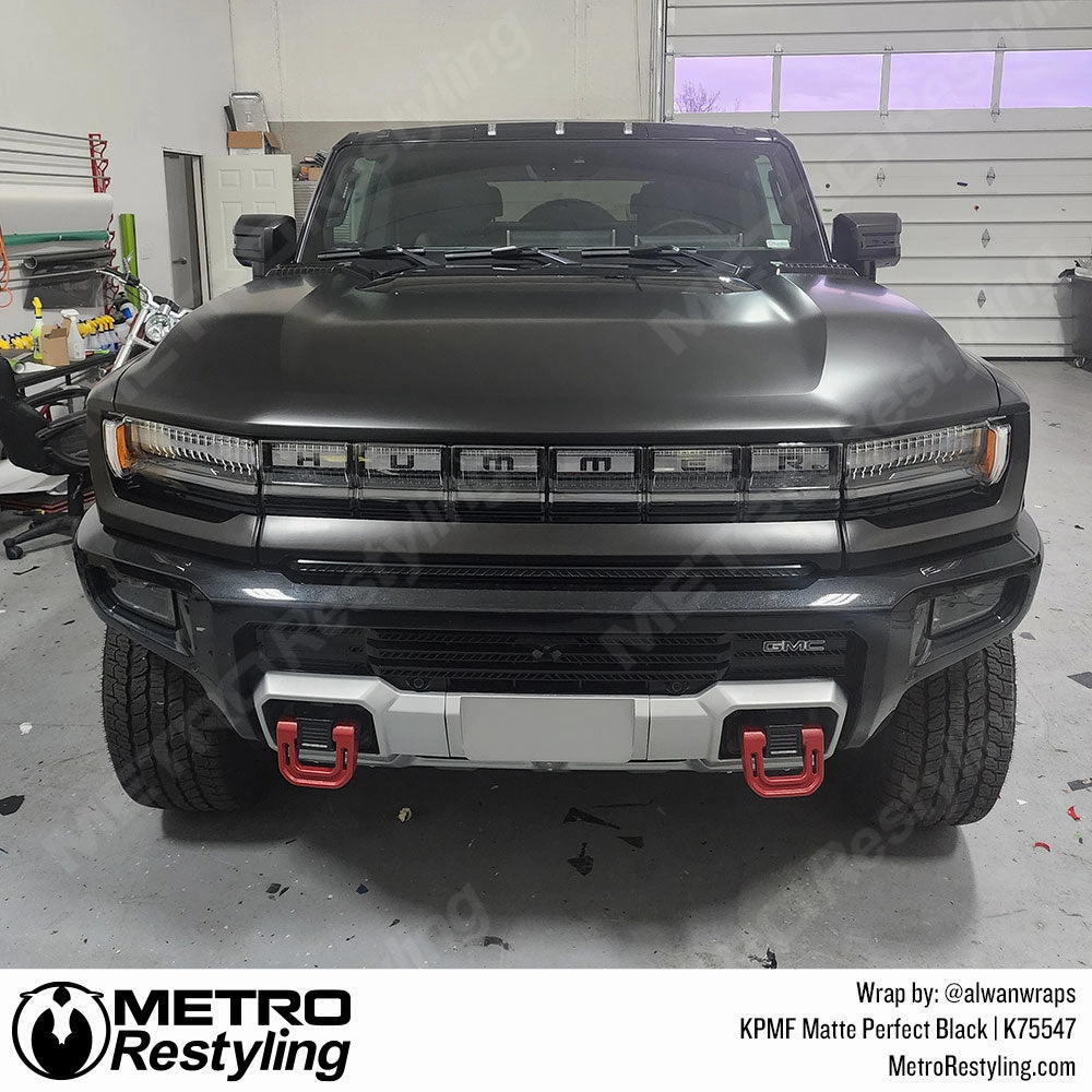 KPMF K75400 Matte Perfect Black Vinyl Wrap | K75547