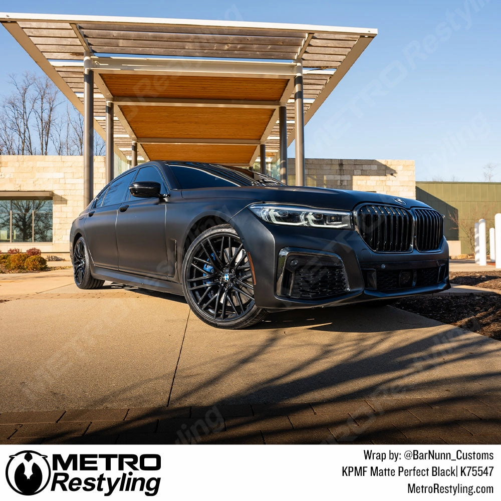 KPMF K75400 Matte Perfect Black Vinyl Wrap | K75547