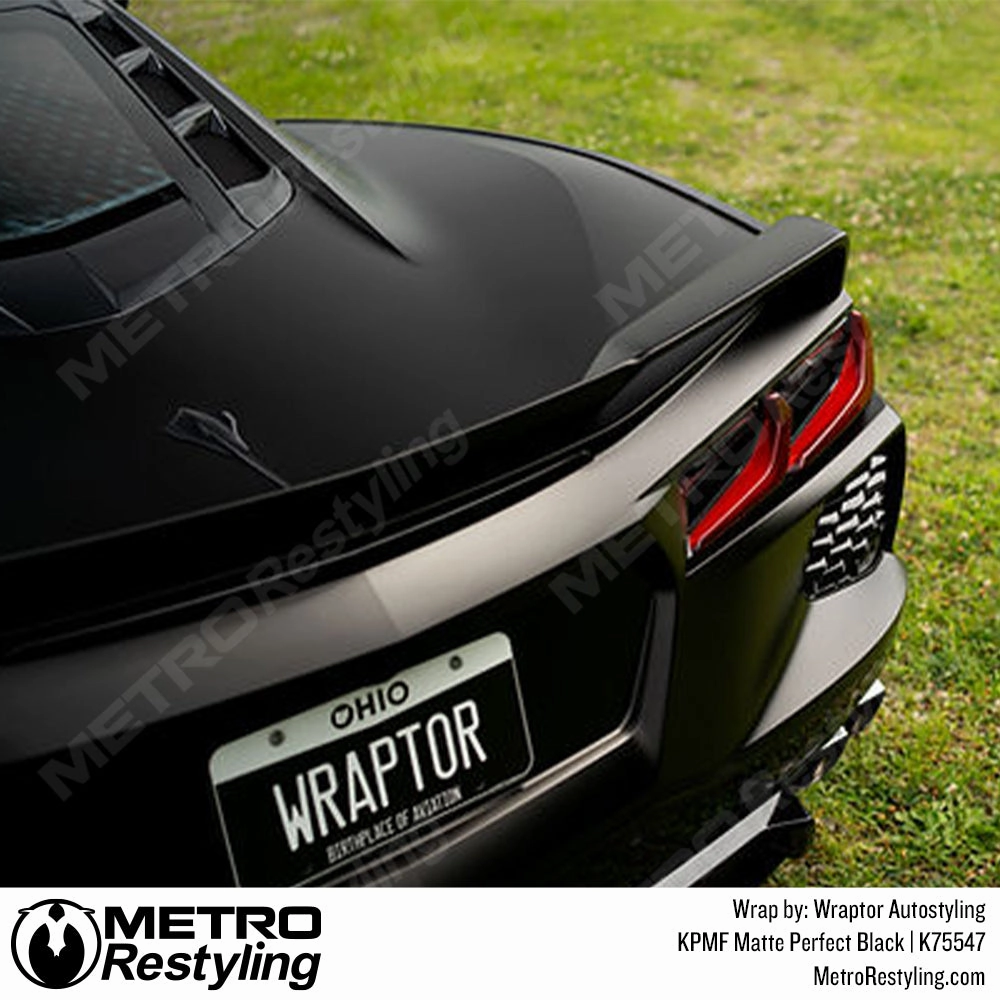 KPMF K75400 Matte Perfect Black Vinyl Wrap | K75547