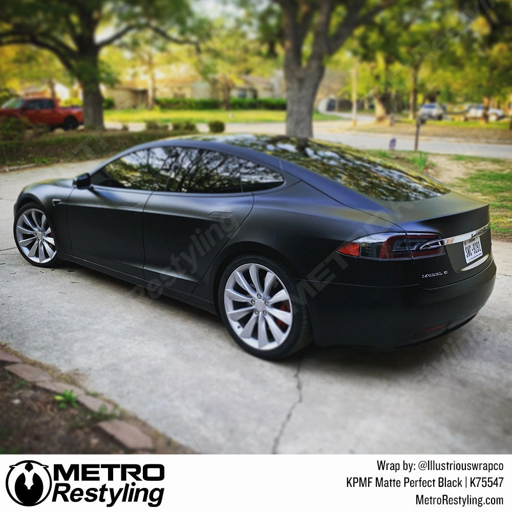 KPMF K75400 Matte Perfect Black Vinyl Wrap | K75547