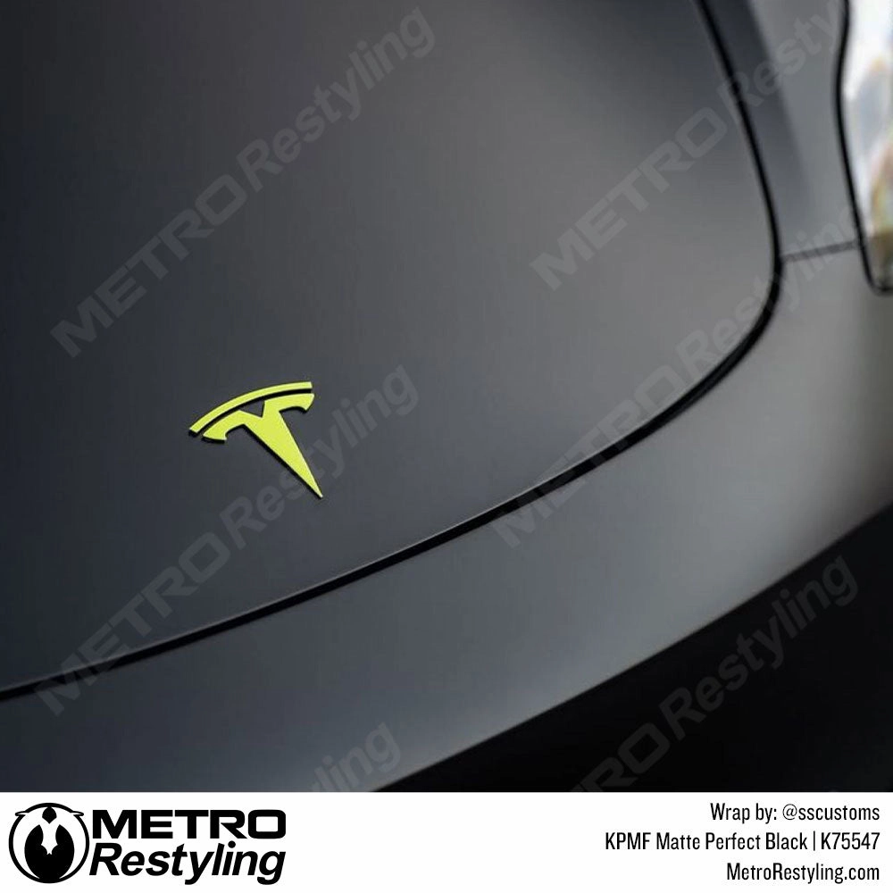 KPMF K75400 Matte Perfect Black Vinyl Wrap | K75547