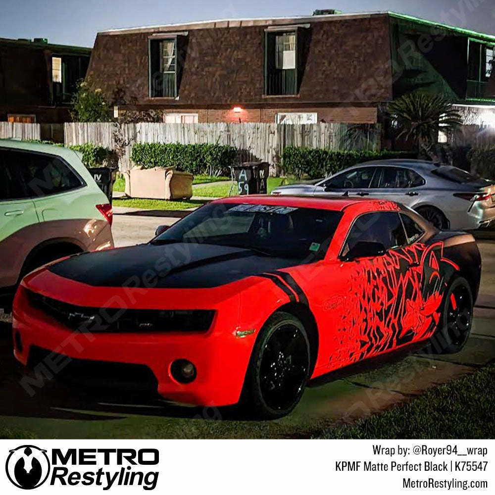 KPMF K75400 Matte Perfect Black Vinyl Wrap | K75547