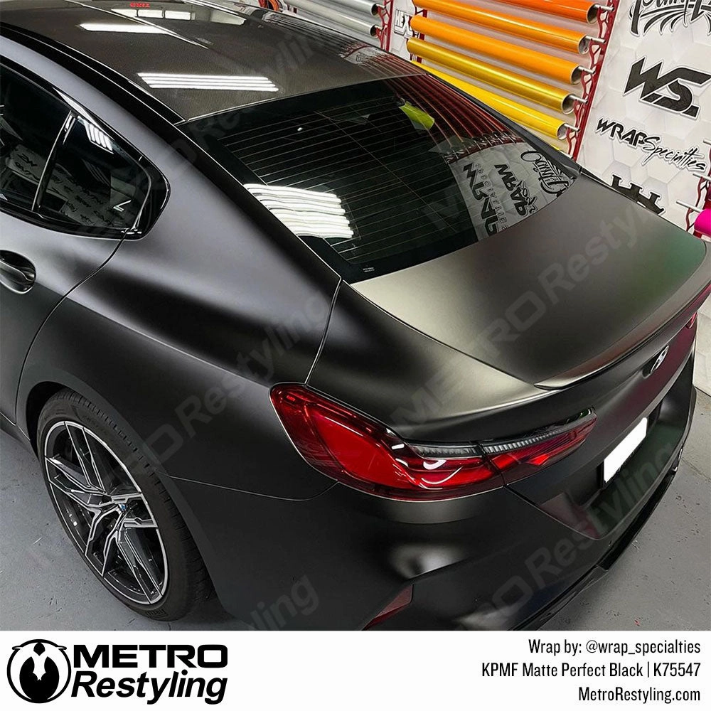 KPMF K75400 Matte Perfect Black Vinyl Wrap | K75547