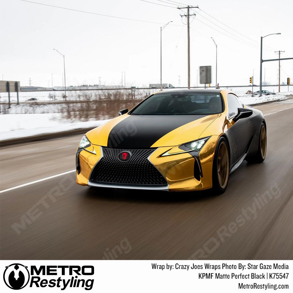 KPMF K75400 Matte Perfect Black Vinyl Wrap | K75547
