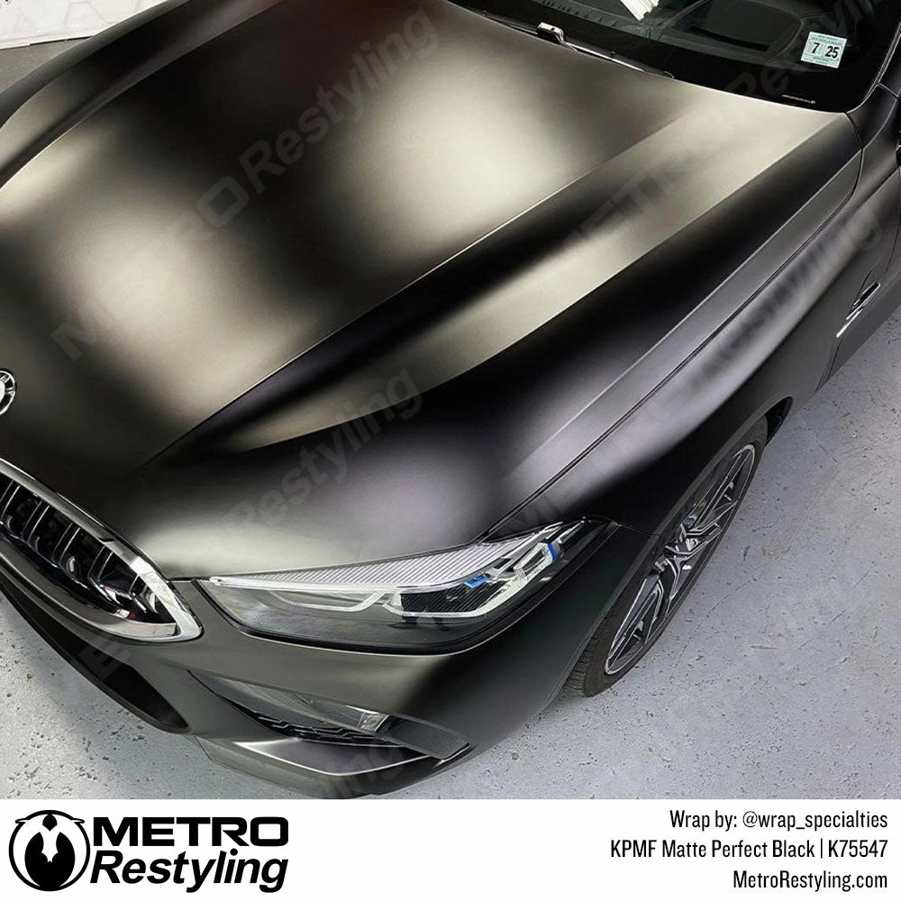 KPMF K75400 Matte Perfect Black Vinyl Wrap | K75547