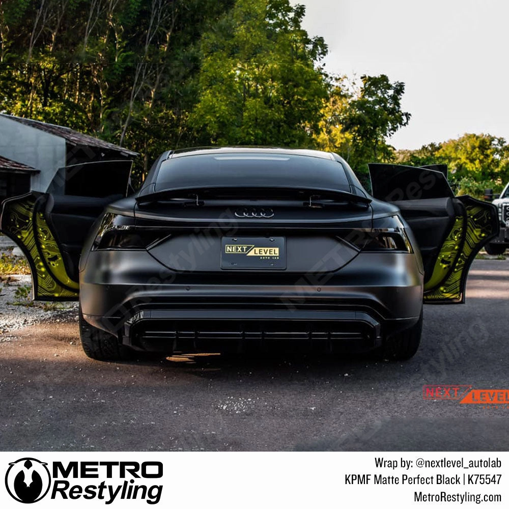 KPMF K75400 Matte Perfect Black Vinyl Wrap | K75547