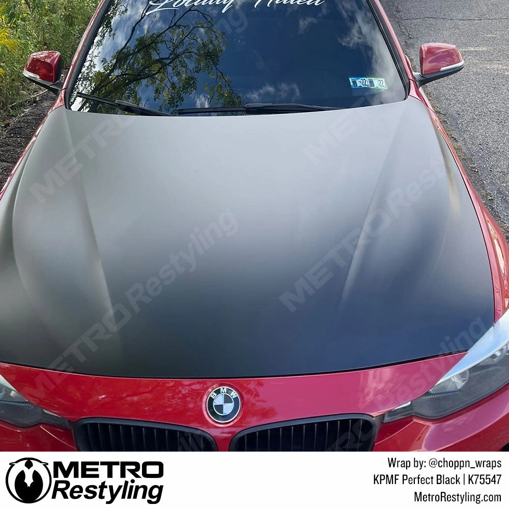KPMF K75400 Matte Perfect Black Vinyl Wrap | K75547