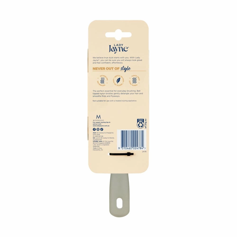 Lady Jayne Hair Brush Never Out Of Style Formation Brush