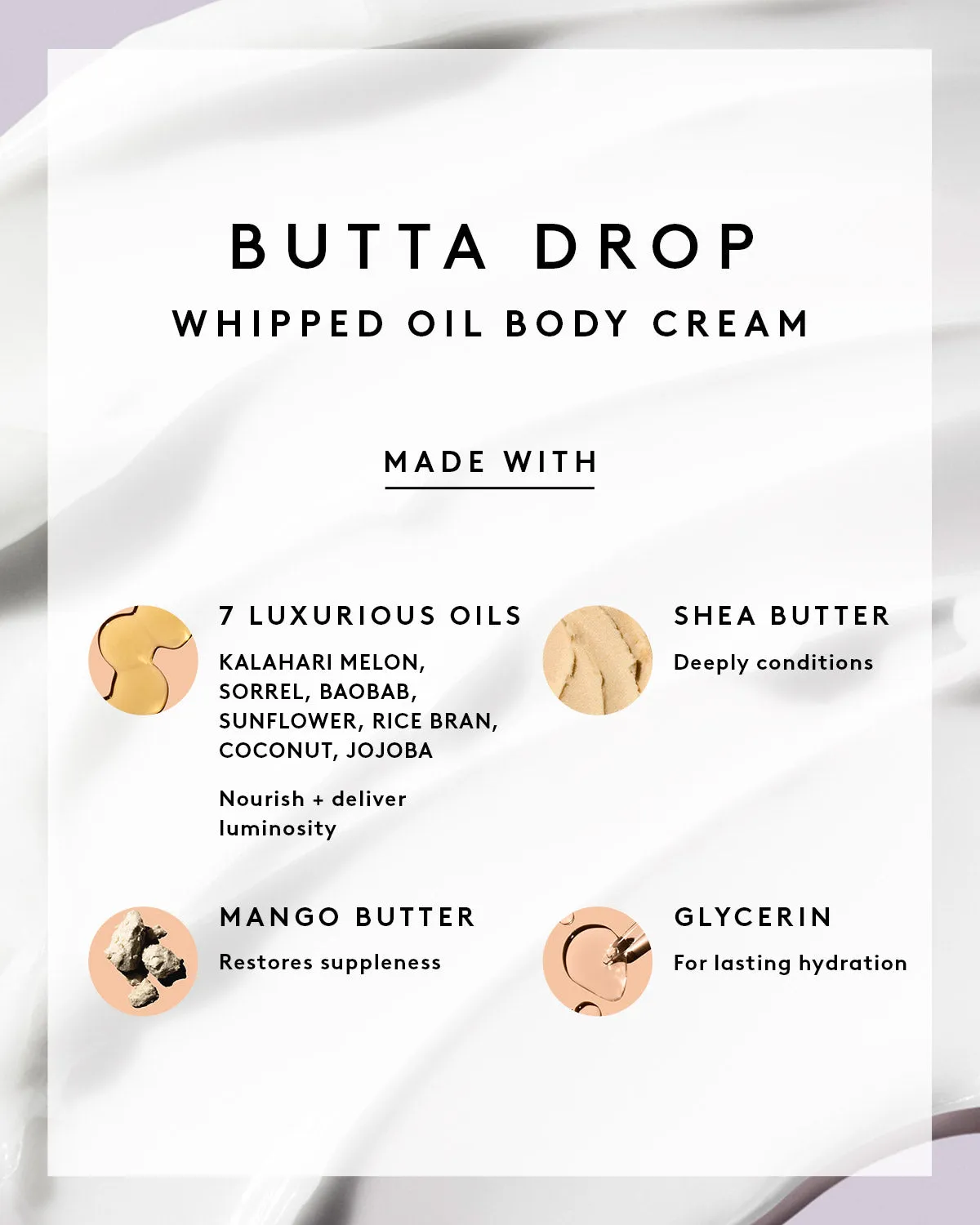 Lil Butta Dropz Mini Shimmering Whipped Oil Body Cream Trio