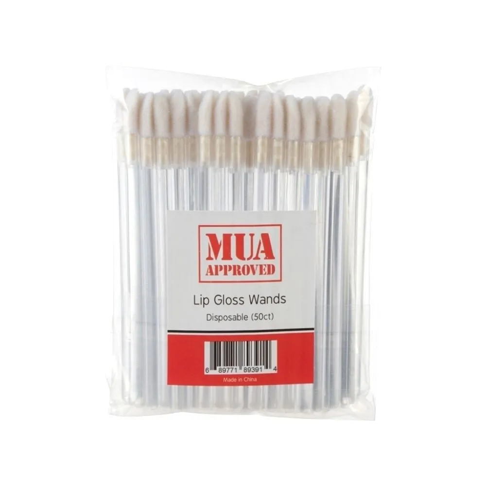 MUA Approved Lip Gloss Applicator 50ct.