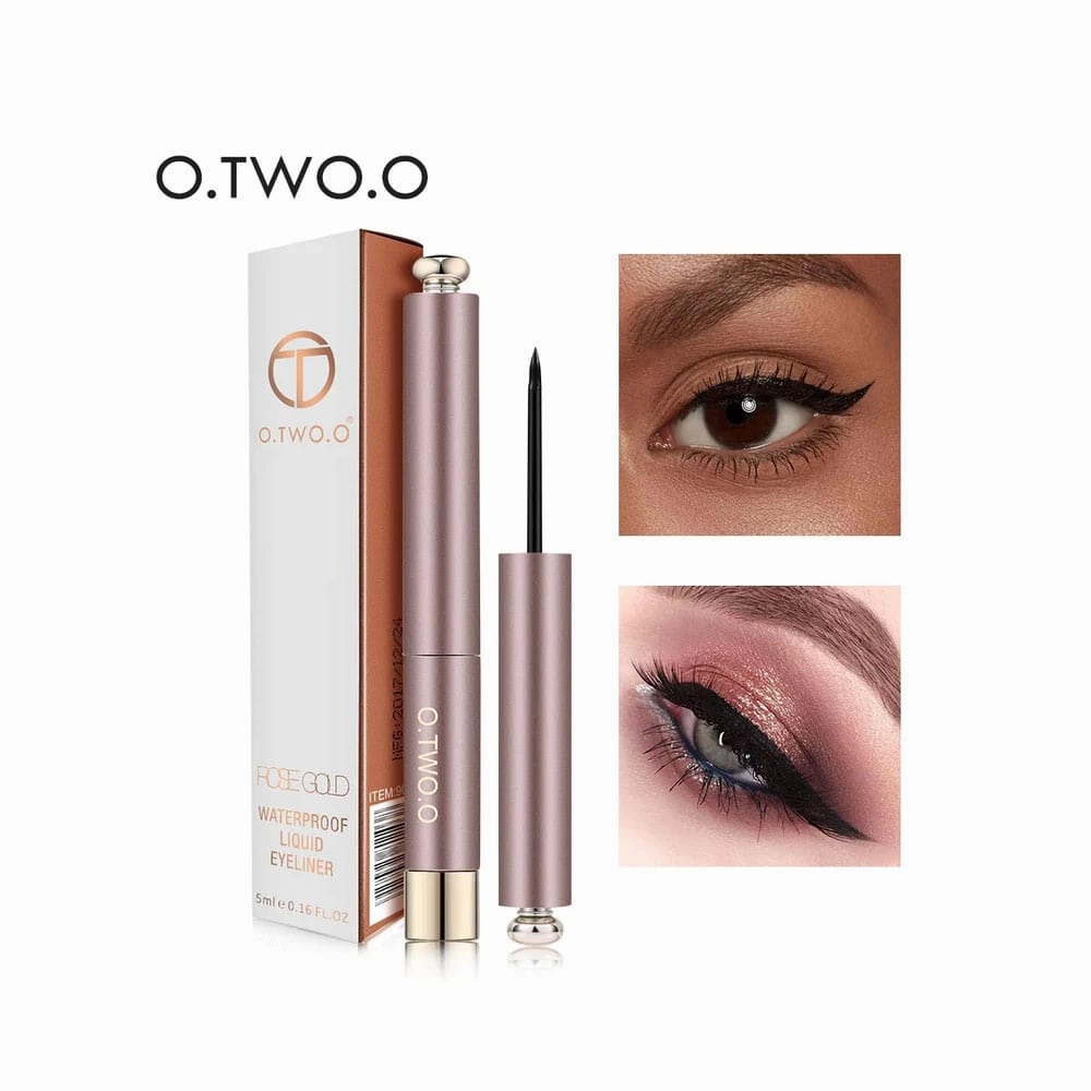 O.TWO.O Rose Gold Waterproof Liquid Eyeliner 5ml