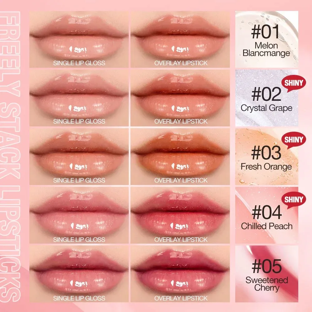 O.TWO.O Clear Crystal Berry Lip Gloss 02 Crystal Grape