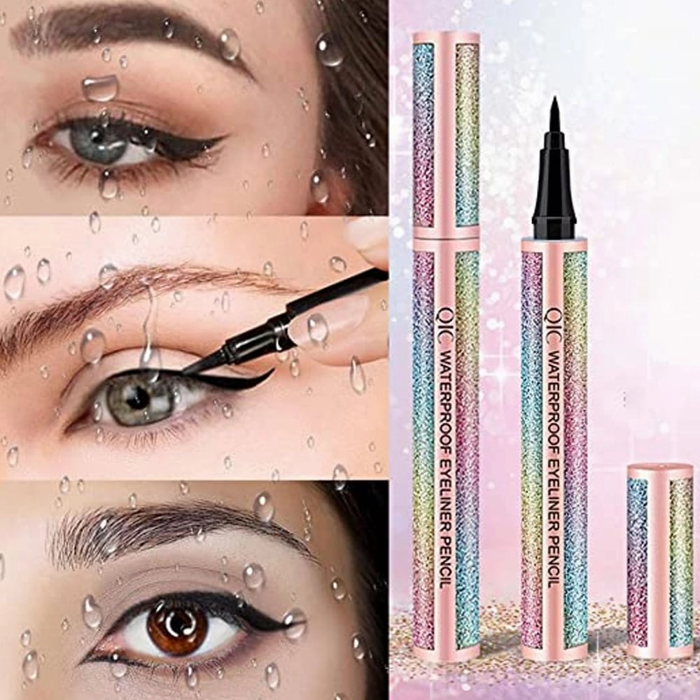 QIC Waterproof Beautiful Eyeliner Black 1ml