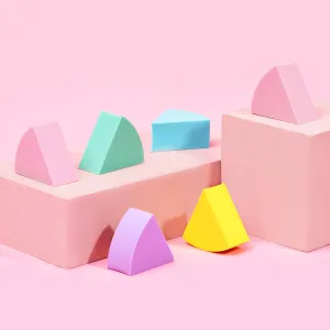 RAINBOW WEDGES - Multicolor set of 6