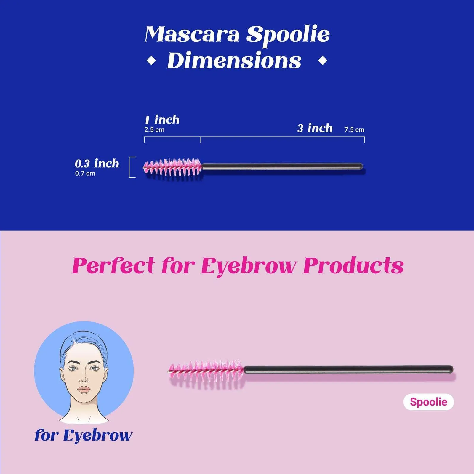 Ruby Kisses Mascara Disposable Spoolie 20ct