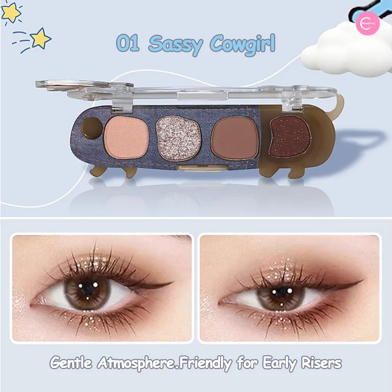 SANFU MYY Little Pup Diary Quad Eyeshadow Palette