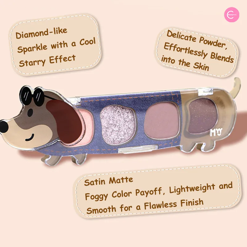 SANFU MYY Little Pup Diary Quad Eyeshadow Palette